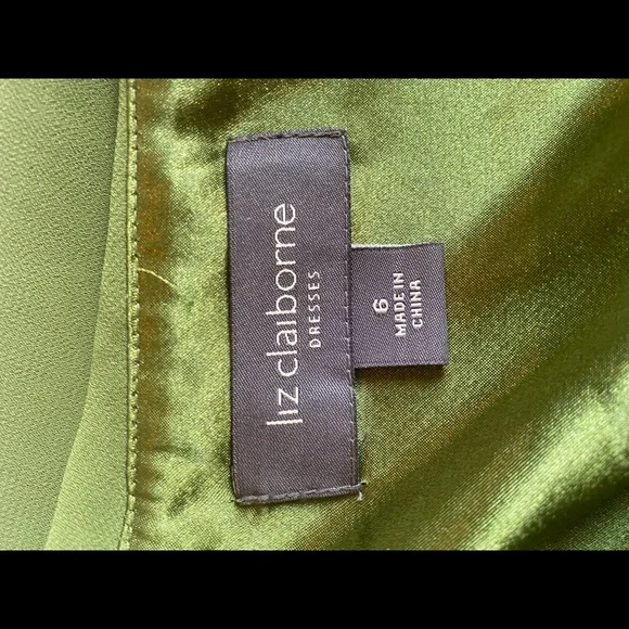 Liz Claiborne Green Midi Dress - Picture 7 of 9